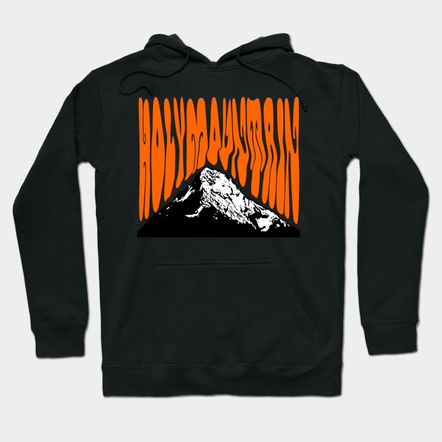 Holy Mountain - Illustration Design Hoodie by Vortexspace